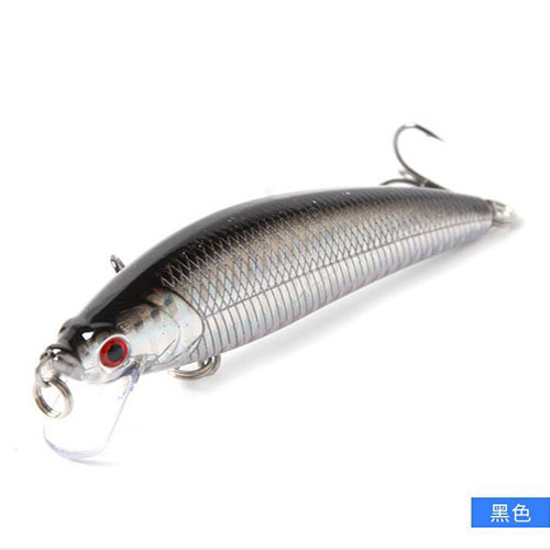 Mồi Nổi Minnow Giả Mồi Dài Đúc Bề Mặt Nước Vòng Hạt Nước Ngọt Câu Cá Alice Miệng Biển Bass Mullet Mồi Giả Mồi Cứng