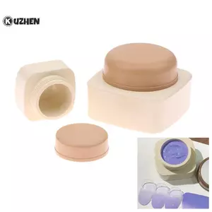 KUZHEN 5 / 20g Nhựa Trống Móng Tay Nghệ Thuật Mỹ Phẩm Hộp Đựng Vuông Lọ Mặt Kem Nồi Gel Móng Tay Hộp Bột Trang Điểm Kem Dưỡng Da Dụng Cụ Paaging HOT