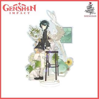 Mô hình Standee Creative Artist Anime Genshin Impact Wanderer Xiao Barbatos anime chibi acrylic trưng bày trang trí