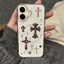 Bướm chéo cho iPhone 1615plus trong suốt 1413promax trường hợp điện thoại 12 acrylic