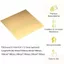 Tấm đồng thau JUIC, Tấm đồng nhiều kích cỡ, Mô hình DIY 0,5 / 1 / 2 / 3mm