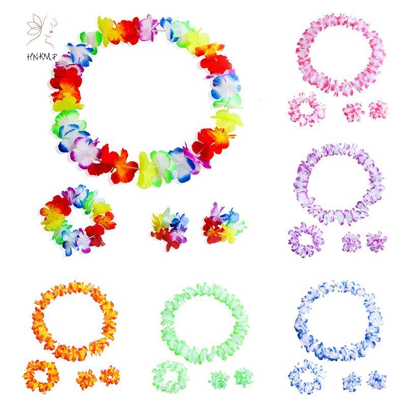 Vòng Hoa Nhân Tạo Hawaii Leis - Bộ 4 Chiếc, Phù Hợp Cho Tiệc Cưới Và Sinh Nhật Tại Bãi Biển Nhiệt Đới