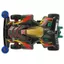 Takara Tomy Tomica Premium Unlimited Bakusou Kyoudai Let’s & Go!! Mini 4WD Neo Tri-Dagger ZMC Diecast Car Toy, suitable for ages 6 and up.