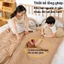 Túi ngủ du lịch, văn phòng, cắm trại chất liệu cotton mềm mại chịu nhiệt từ 5-24 độ kèm túi