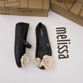 Giày Melissa Jelly Nữ Giày Đế Bằng Hoa Ngọt Ngào