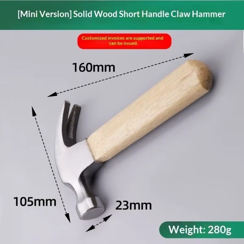 Búa gỗ đa năng SAIA, cán gỗ, đầu thép carbon cao, nhỏ gọn, tiện dụng cho hoạt động ngoài trời