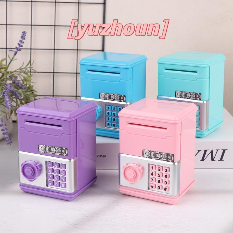 [yuzhoun] Mật khẩu ngân hàng tiền cho trẻ em Piggy Bank Mini ATM Tiền xu Hộp đựng tiền cho trẻ em Đồ chơi sinh nhật