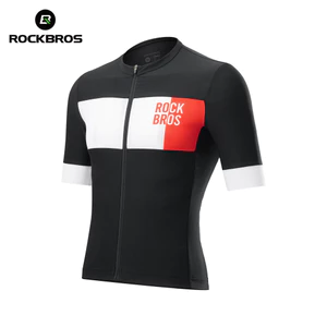 ROCKBROS Đi Xe Đạp Jersey Bộ Đồ Đi Xe Đạp Nhẹ Tay Ngắn Thoáng Khí Co Giãn Nhanh Khô MTB Xe Đạp Đường Bộ Nam