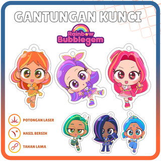 Anime ganci cầu vồng bong bóng màu đỏ ruby xanh sapphire vàng Vàng Vàng Xanh lá cam hổ phách chàm quan tâm