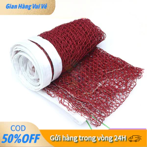【48h】Lưới cầu lông chuyên nghiệp với độ bền cao, thích hợp cho các hoạt động thể thao ngoài trời và giải đấu đơn giản.