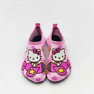 Sanrio Kuromi Bé River-Upstream Giày Mùa Hè Mỏng Chống Trơn Trượt Làm Mát Chơi Nước Đế Mềm Giày Đi Biển Trẻ Em