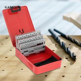 Hộp đựng mũi khoan xoắn Garende Giá đỡ mũi khoan kim loại rỗng Hộp đựng chỉ mục