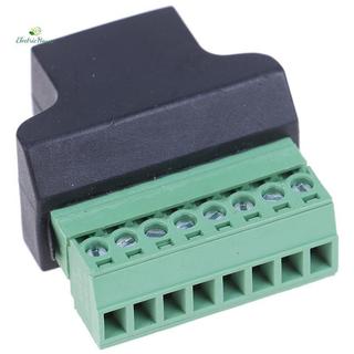 [Nhà điện] Bộ chuyển đổi đầu cuối RJ45 sang vít rj45 đầu nối nữ sang 8 chân cho DVR quan sát 
 Thai