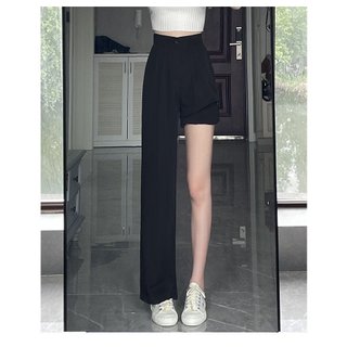 Khuyến mãi đặc biệt 10%, quần ống loe plus size màu đen cạp cao dành cho nữ - Thiết kế mới mùa hè