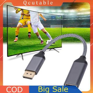 4K UHD DP Sang HDMI Tương Thích HD TV Video Bộ Chuyển Đổi Âm Thanh Nam Sang Nữ DP Sang HDTV Cáp Chuyển Đổi Cho Máy Tính Laptop HP / DELL