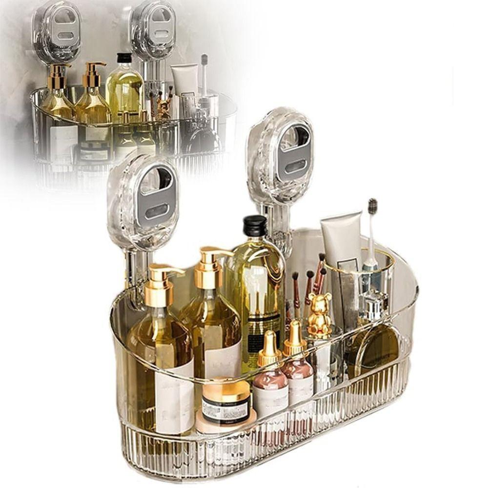 Kệ Đựng Đồ Đa Năng Hút Chân Không, Giá Để Đồ Treo Tường Không Khoan Đục Chịu Tải Lớn Thiết Kế Hiện Đại