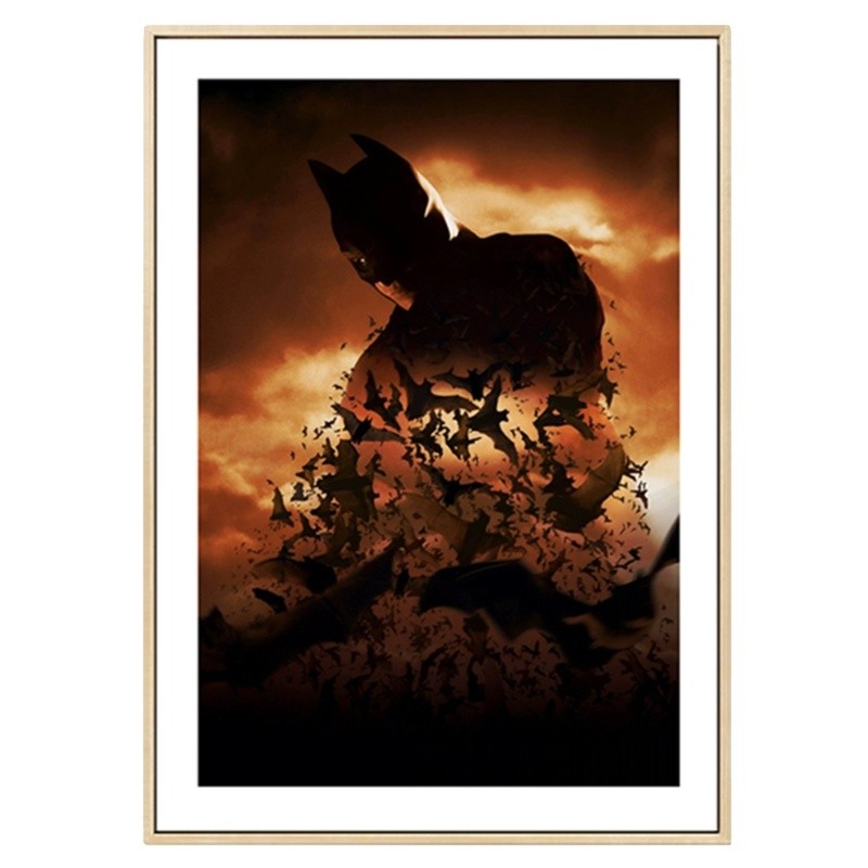Batman Bắt Đầu Phim Canvas Poster Nghệ Thuật Treo Tường Cho Phòng Khách Học Phòng Ngủ Trang Trí Nhà Unframed