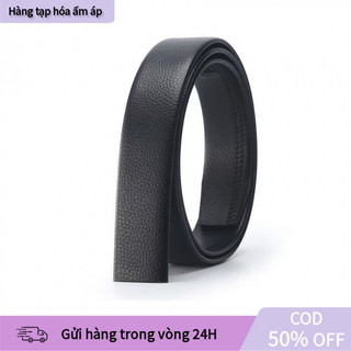 [COD]Nam Không Khóa – Bản 3.5cm, 1Màu, 1 Lớp Nguyên Tấm Bền Đẹp (không kèm đầu)