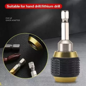 "Đầu Nối Thay Thế 1/4 Inch 60mm - Bộ Chuyển Đổi Mũi Khoan Tháo Nhanh"