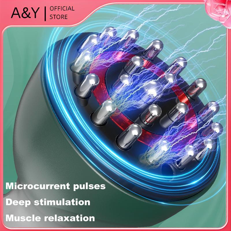 A & Y Sạc Guasha Máy Mát Xa Định Hình Cơ Thể Làm Nóng Kinh Tuyến Cạo Bàn Chải Lymphatic Giải Độc Chế Độ Nạo vét Mỡ Đốt.