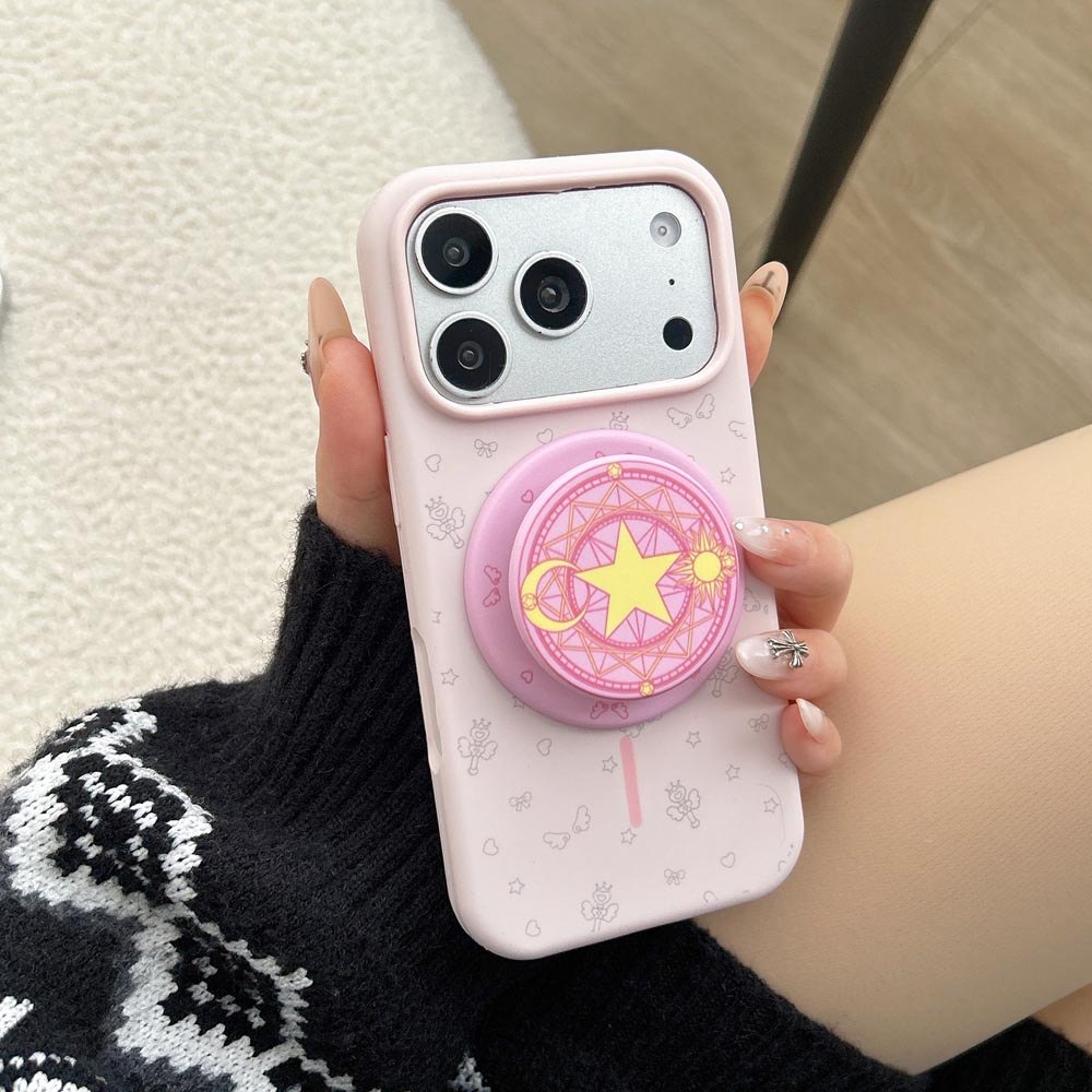 Ốp lưng TPU Tương thích với iPhone 13 14 14Pro 14ProMax 15 15Pro 15ProMax 16 16Pro 16ProMax 17 17Pro 17ProMax Vỏ nam châm họa tiết cây đũa phép ma thuật