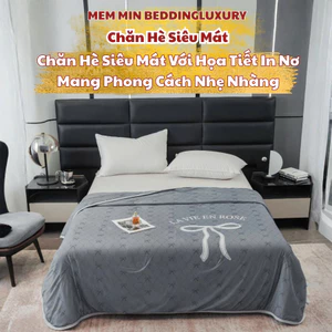 Chăn cool siêu mát với chất liệu tencel phù hợp nằm trong mùa hè mát mẻ MemminbeddingLuxury CH691