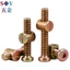 Chất liệu thép Carbon Đầu tròn phẳng Ổ cắm lục giác Búa đai ốc Khung giường cố định Bộ kết hợp Đầu nối M6M8 Đai ốc Phụ kiện nội thất