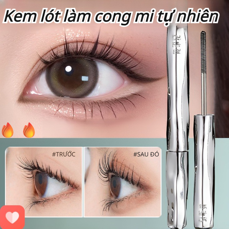 【Chống Thấm Nước/ Lâu Trôi 24H】Kem Lót Mi Dạng Ống Thép / Dưỡng Mi Chắc Khỏe / Làm Cong Mi 3D Tự Nhiên / Dạng Tuýp Nhỏ Tiện Lợi
