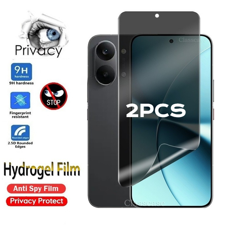 2 Chiếc HD Mềm Hydrogel Cho Xiaomi Poco X8 X7 X6 X5 Pro Max Neo Chống Gián Điệp Riêng Tư Chống Ánh Sáng Xanh Bảo Vệ Màn Hình Cho Xiaomi PocoX8 PocoX7 PocoX6 PocoX5 Phim Mềm Mờ