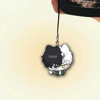 Phone Strap Anime Lucu Wind Breaker Akrilik Transparan – Gantungan HP Sakura Suou Kiryu Nirei Kawaii - PS Sakura
