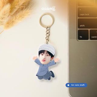 Gantungan Kunci Ganci Keychain Acrylic Kpop Idol Korea Series Anti Banting Untuk Tas Kunci Motor Mobil - Jake