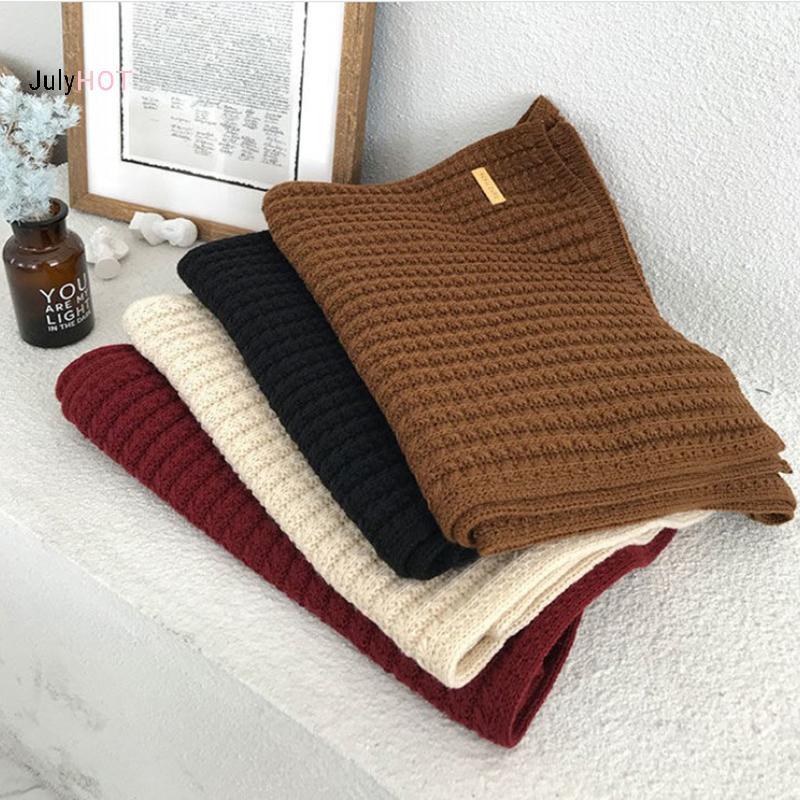 Khăn quàng cổ dệt kim phong cách Hàn Quốc, phù hợp nam giới và unisex,ấm áp mùa thu đông - quà tặng lý tưởng