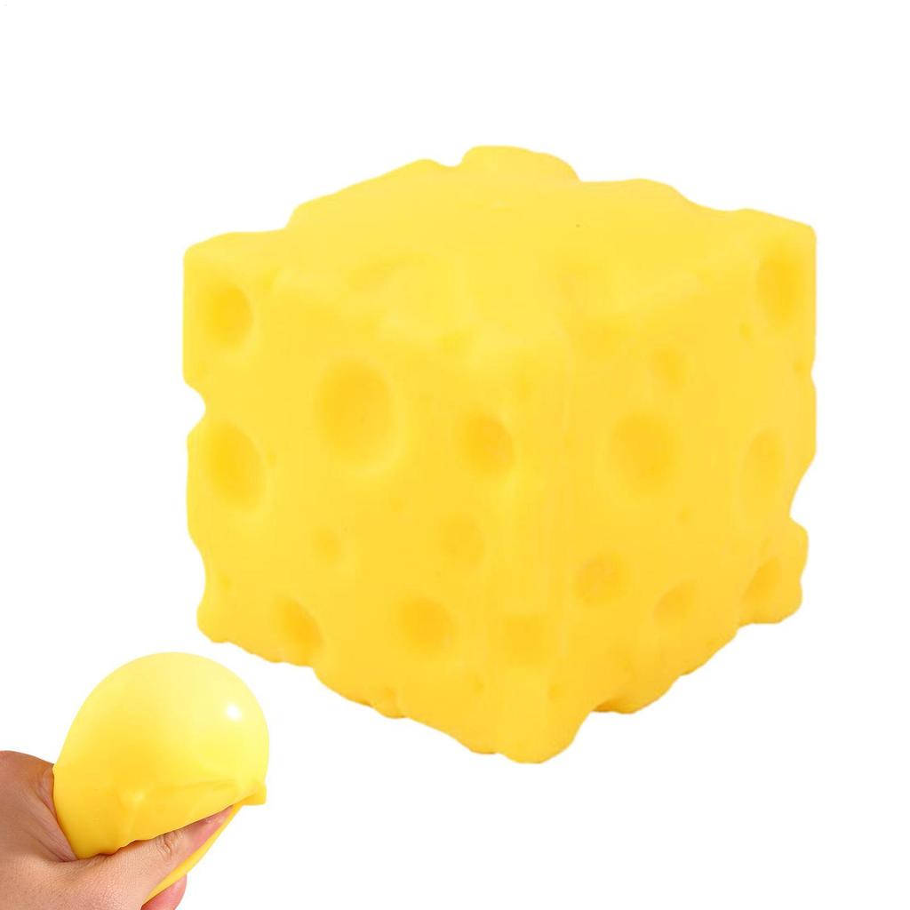 Phô Mai Vàng Bóp Đồ Chơi Mềm Mochi Phục Hồi Cảm Giác Thư Giãn Cảm Giác Phô Mai Khối Squishy Đồ Chơi