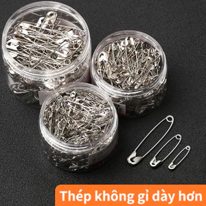 Kim ghim áo khoác bằng thép không gỉ Ghim cố định mạnh mẽ Phù hợp với nhiều kích cỡ trang trí