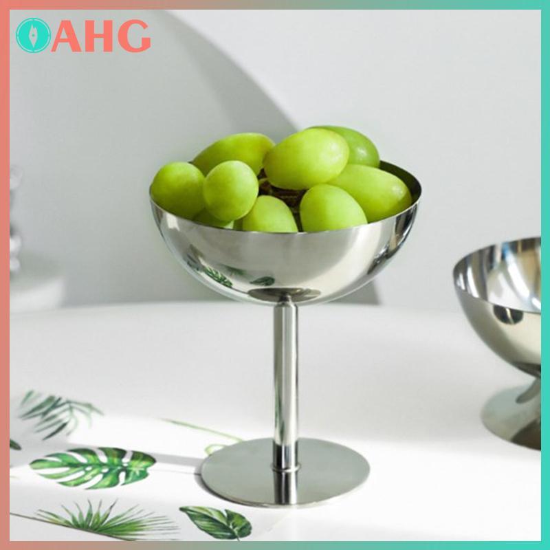 THÊM 2026 Cốc Inox Mới Cốc Kem Món Tráng Miệng Salad Bát Trái Cây Đĩa Sna Món Ăn KTV Thanh Tiếp Liệu BSS