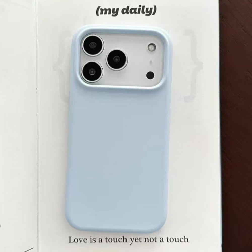 Ốp điện thoại silicon nhiều màu đơn giản IPhone 17 Pro Max 17Air 16Plus 16 15 14 13 12 11 Vỏ điện thoại chống rơi