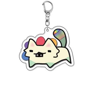 Dannet Danny Anime KeyChain Dandy's World Game Men Key Chain for Women Cartoon Creative Figure Acrylic K
