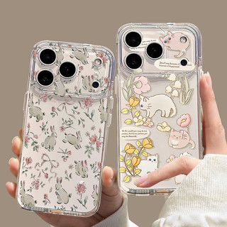 Nơ Dễ Thương Thỏ Hoa Mèo Động Vật Vỏ Cho Samsung Galaxy A12 A13 A14 A04 A04E A05 A05S A34 A35 A25 A24 Ốp Lưng Điện Thoại TPU Mềm Trong Suốt Chống Sốc Họa Tiết Hoạt Hình Silicon