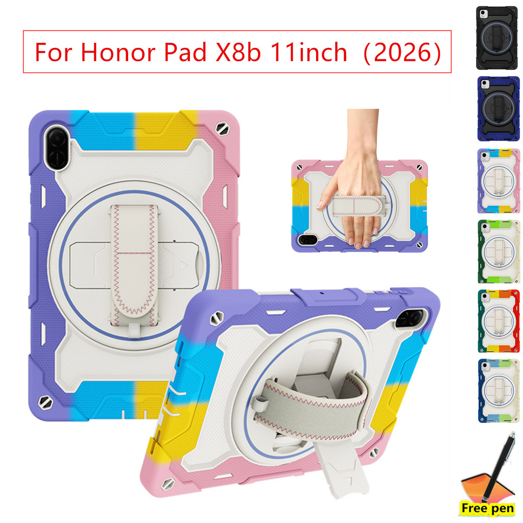 Ốp Lưng Cho Honor Pad X8b 11 Inch 2026 NDL2-W09 LTE 11 2025 11 "2024 X8A Vỏ Bảo Vệ Máy Tính Bảng Trẻ Em An Toàn Trẻ Em Vỏ Bảo Vệ Chống Sốc Điều Chỉnh Giá Đỡ