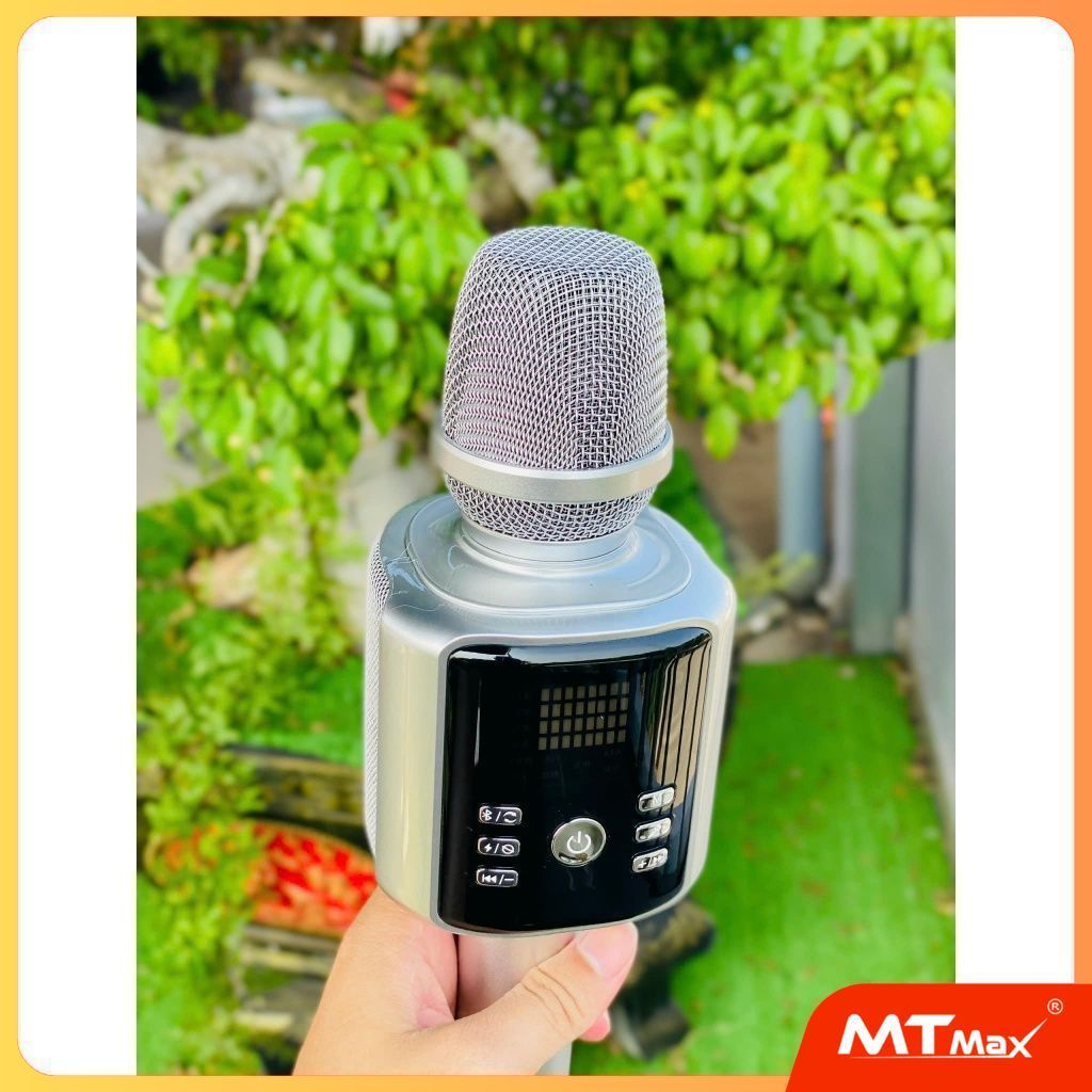 Tặng Hộp Đựng ( màu ngẫu nhiên ) Micro Karaoke Livestream H9 Pro MTMAX 20W Hát Cực Hay