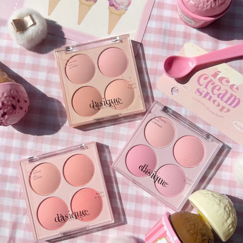Bảng Phấn Má Hồng D.ASIQUE – Palette Nhiều Màu, Dễ Tán, Lên Màu Đẹp, Phù Hợp Nhiều Kiểu Makeup