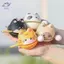 HFTOY Gỗ Cá Âm Thanh Nhạc Cụ Bộ Gõ Trang Trí Luy Gỗ Khắc Đồ Trang Trí Với Mallet Hình Mèo Đồ Chơi Hộp Mù Ngẫu Nhiên ~