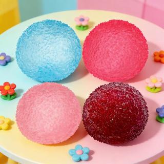 Squishy Blue Ice Ball Maltose Fidgets Đồ chơi chống căng thẳng Mochi Đồ chơi bóp phục hồi chậm để tập thể dục tay