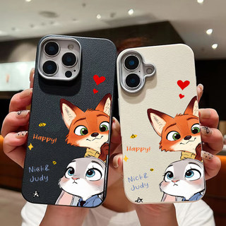 Ốp Điện Thoại Zootopia Jodie Judy Nick Cho Honor 400 200 Pro 200 90 Smart Honor 400 200 90 Lite 70 50 Magic 7 6 5 Lite Kết Cấu Da Chống Sốc TPU Silicone Cover