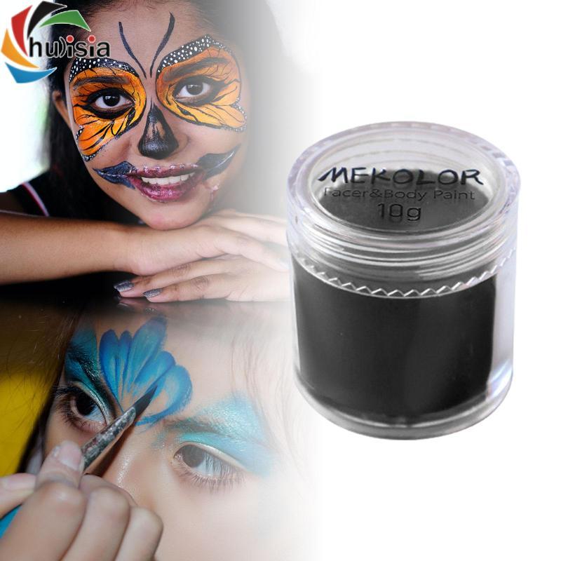 Sơn cơ thể mặt, Sắc tố sơn mặt, Người lớn Cung cấp Sơn cơ thể hòa tan trong nước cho trang phục biểu diễn sân khấu Halloween