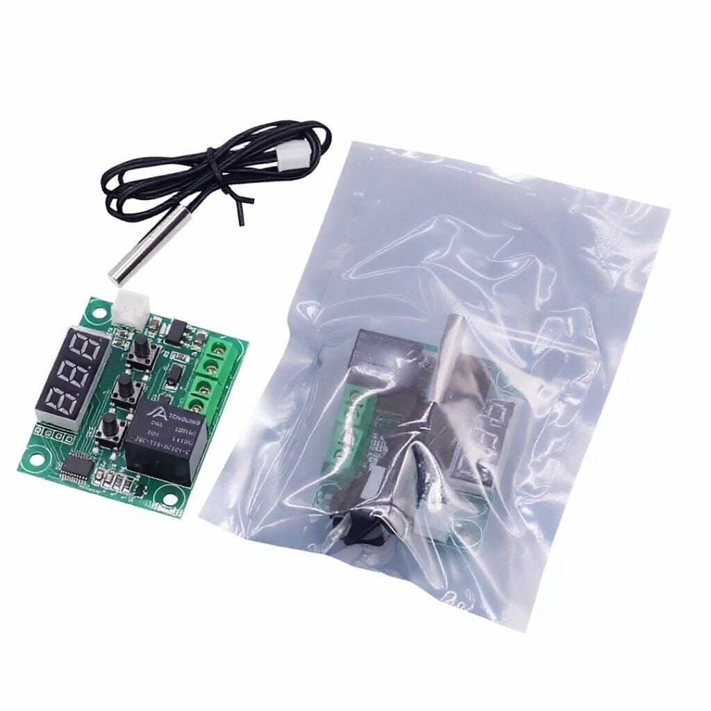 【COD】Mô-đun điều khiển nhiệt độ kỹ thuật số XH-W1209 DC 12V tích hợp đèn LED báo hiệu, hoạt động ổn định và tin cậy.