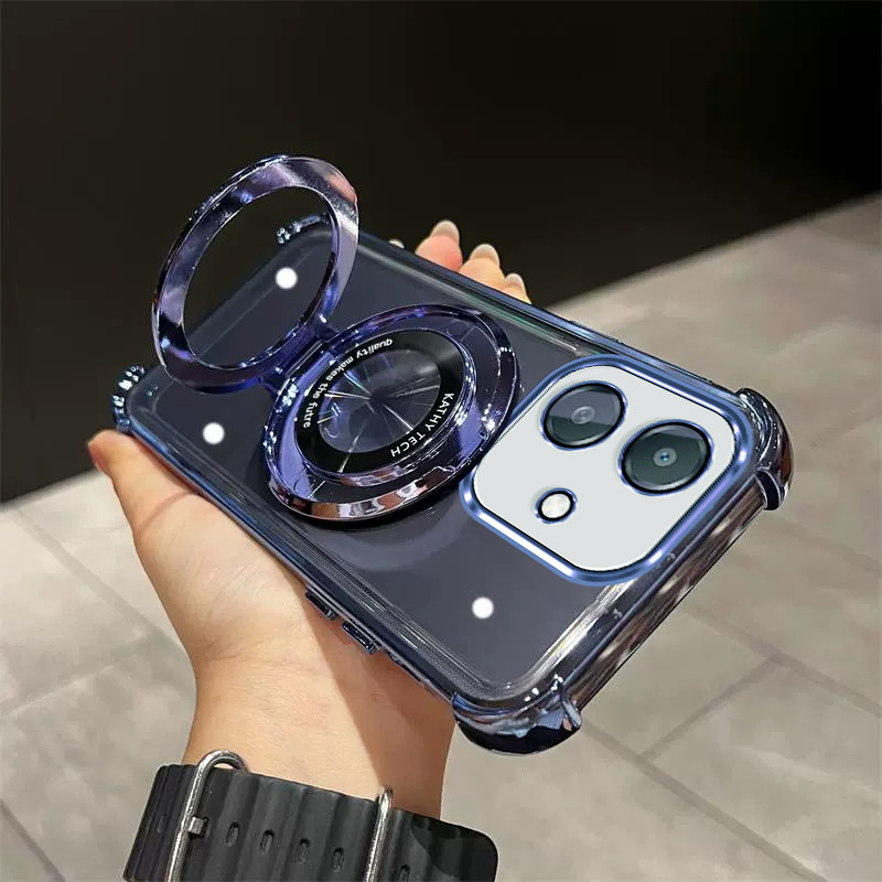 Ốp Lưng Cho Oppo A5 Pro 5G / Oppo A3 / A3X / A5i / A20 / A60 5G tpu Chống Sốc Giá Đỡ Điện Thoại Di Động SJZJ