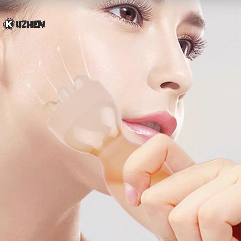 KUZHEN Smooth Face Massage Tool Nhựa Gua Sha Chăm sóc da mặt Massage Sti pod Shape Massage Facial Physiotherapy Tool HOT