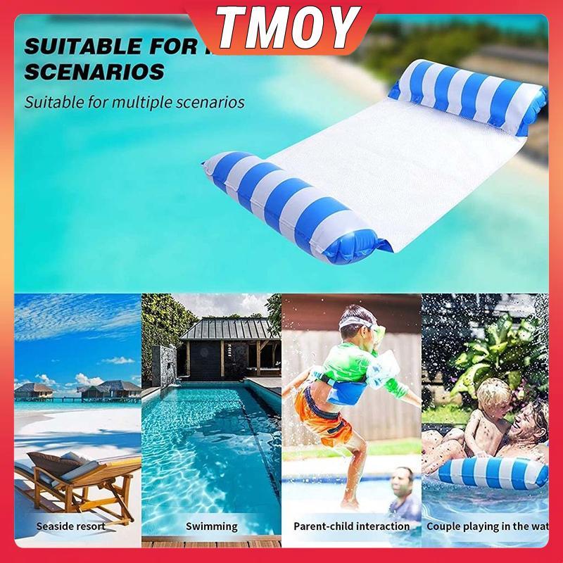 TMOY Võng Phao Lounger Bơm Hơi Nổi Nước - Thích Hợp Cho Bể Bơi Và Đi Biển