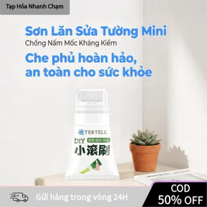 【COD】Lăn tẩy tường khô nhanh, không gây bụi, xóa sạch vết bẩn cứng đầu, tường đẹp như mới chỉ sau một lần lăn.